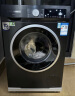 西门子（SIEMENS）iQ300 曜石黑系列10公斤家用热泵干衣机  除菌除螨 羽绒服烘 多维立体烘干 D20W 实拍图