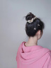唐芙妮碎發(fā)整理神器2024新款發(fā)夾女后腦勺隱形發(fā)卡插梳拉拉發(fā)梳頭飾夾子 花朵彩金圓球發(fā)梳2件套 曬單實拍圖