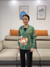 俞兆林（YUZHAOLIN）中老年女裝春秋外套短款媽媽裝針織開衫寬松大碼40-50毛衣外搭女 綠色 XL  建議90-110斤 曬單實拍圖