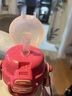 babycare四合一兒童保溫杯嬰兒寶寶水杯吸管杯幼兒園水壺兒童水杯 550ml-萊莎粉 【含杯帶】 曬單實(shí)拍圖