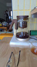 頂壺deskpot無(wú)桿磁吸飄逸杯泡茶壺茶水分離杯家用全玻璃內膽一鍵過(guò)濾泡茶神器 D24A-S 750ml 曬單實(shí)拍圖