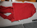 夢(mèng)特嬌羊絨蠶絲半高領(lǐng)保暖內衣女套裝德絨發(fā)熱秋衣秋褲加絨線(xiàn)衣線(xiàn)褲冬季 中領(lǐng)-凱旋紅 XL 【適合120-140斤】 曬單實(shí)拍圖