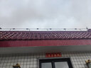 銓陽 太陽能庭院燈戶外壁燈室外led防水花園裝飾燈圍墻陽臺臺階氛圍燈 16只裝（半圓款-暖光+彩光） 曬單實拍圖