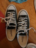 匡威（Converse）帆布鞋男  1970s三星標 運動休閑鞋子 黑色板鞋女 162058 36 曬單實拍圖