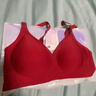 婧麒（JOYNCLEON）紅色內(nèi)衣哺乳內(nèi)衣本命年套裝新娘孕婦無鋼圈舒適聚攏懷孕文胸禮盒 【文胸+內(nèi)褲+襪子】成人款 XXL 曬單實拍圖
