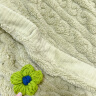 多菲尼森睡袍女秋冬季珊瑚绒加厚女士加厚睡衣情侣家居服套装可外穿冬天 果绿色小花长袍 L码（90-130） 晒单实拍图