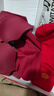浪莎本命年紅色內(nèi)衣小胸聚攏結(jié)婚新娘內(nèi)褲襪子套裝性感無(wú)痕文胸罩蛇年 紅色禮盒 34/75AB通杯 曬單實(shí)拍圖