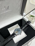 柏曼（BORMAN）【人氣新品】德國認證陀飛輪鏤空機械表手表男士商務(wù)防水腕表3887 銀殼藍面黑皮 曬單實拍圖