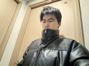 杜小閑立領(lǐng)pu皮棉服男秋冬加厚保暖寬松棉衣潮牌痞帥棉襖面包服外套 PM01 黑色 3XL [建議160-180斤] 曬單實(shí)拍圖
