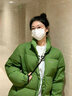 GARNUO綠色短款羽絨服女2025年新款冬季韓版白鴨絨小個(gè)子加厚面包服外套 綠色 M【101-110斤】 曬單實(shí)拍圖