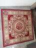 大喜來(lái)（DAXILAI） 新中式地墊入戶門墊可裁剪玄關(guān)墊防滑耐磨吸水腳墊家用可水洗 發(fā)財(cái)款紅色 100*100cm 曬單實(shí)拍圖