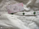 暖喬全棉襯衫女五分袖夏季寬松顯瘦小清新文藝范上衣休閑純棉襯衣 白色 M（100-125斤） 曬單實(shí)拍圖