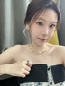 RAWNESS莫桑石轉(zhuǎn)運(yùn)戒指女輕奢高級(jí)感 食指環(huán)戒圈情侶款男潮可轉(zhuǎn)動(dòng) 黑色 美碼5號(hào)指圍49.3mm 曬單實(shí)拍圖