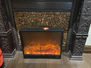 CALDWELL定做壁爐芯電子仿真火焰嵌入式裝飾家用歐式客廳電壁爐定制木柴 長(cháng)800厚170高600（無(wú)取暖） 曬單實(shí)拍圖