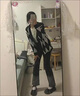 Jret黑灰漸變色微喇叭牛仔褲女高腰顯瘦2025年秋冬季新款彈力馬蹄褲子 黑色長褲 M [建議100-110斤] 曬單實(shí)拍圖