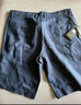 雅戈爾（YOUNGOR）短褲男清涼透氣水洗褲褲子亞麻短褲寬松版 VDSX310111FWB藏青色 32 175/80A 曬單實(shí)拍圖