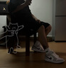 耐克NIKE七夕禮物 男休閑鞋喬丹AJ1 JORDAN 1 運動鞋553558-146灰白43 曬單實拍圖