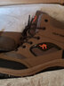 保羅駱駝棉鞋男鞋冬季戶(hù)外休閑徒步鞋子男士加絨加厚登山鞋高幫大棉雪地靴 棕色 44 曬單實(shí)拍圖