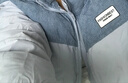 鏡莎羽棉襖絨服女棉服女加厚外套秋冬款女燈芯絨寬松棉衣小個子外套女 淺藍(lán)色 M碼【建議90-115斤】 曬單實拍圖