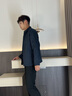 皮爾卡丹（pierre cardin）品牌夾克男士翻領外套春秋新款商務正裝干部茄克衫中年行政裝上衣 008藏青色【春秋款】 XL 曬單實拍圖