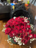 莱一刻礼盒鲜花速递花束表白送女友生日礼物全国同城配送 52朵红玫瑰花束—爱心款 实拍图