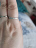 s925銀戒指女士閉口簡(jiǎn)約窄版單身尾戒女小指日韓時(shí)尚個(gè)性小眾指環(huán) 13號 曬單實(shí)拍圖