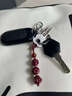易水閣正品高含量朱砂三合六合生肖掛件汽車(chē)鑰匙扣掛件馬本命年飾品禮物 【鼠】三合六合生肖鑰匙扣 紅繩 曬單實(shí)拍圖