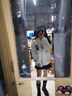 乖米豆菱格棉服女冬季棒球服新款加厚棉衣寬松設計感小眾棉襖夾棉外套潮 米白色【加棉加厚】 L 曬單實拍圖