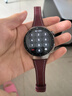 非凡皮匠適用于華為gt6表帶GT5/4/3表帶真皮watch5/4pro手表腕帶男女通用高級感皮革新款精致手表鏈 波爾多紅（小蠻腰女款） Watch5/4 pro系列(46表盤(pán))-銀色表扣 曬單實(shí)拍圖