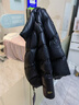 高梵黑金兒童鵝絨服4.0旗艦新款男女童短款面包羽絨服官方外套親子裝黑色160 曬單實(shí)拍圖