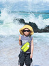 G.DUCKKIDS小黃鴨兒童親子帽春夏防曬遮陽帽大沿漁夫帽寶寶太陽帽男潮韓版 圓笑臉寬檐盆帽-黃色 中大童【頭圍56-58】+防風(fēng)繩 曬單實拍圖