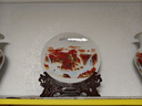 鼎祺陶瓷景德鎮(zhèn)新中式陶瓷器花瓶裝飾品大號鴻運當頭三件套 超大號鴻運當頭三件套（魚尾瓶） 默認1 曬單實拍圖