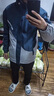 安初夏外套男士秋冬季連帽新款潮流帥氣夾克中學(xué)生衣服男裝上衣 藍灰色9916 【不加絨】 XL 建議125-140斤 曬單實(shí)拍圖