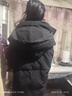 鴨鴨（YAYA）王一博明星同款羽絨服女2025冬季新款男女同款面包服連帽加厚外套 曬單實(shí)拍圖