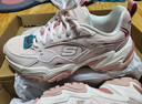斯凱奇（Skechers）機甲鞋女鞋夏季運動(dòng)鞋厚底增高老爹鞋緩震輕便透氣休閑鞋149916 曬單實(shí)拍圖