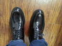 沙馳男鞋 時(shí)尚潮鞋真皮牛皮輕盈厚底時(shí)髦婚鞋商務(wù)正裝皮鞋 752282180Z 黑色 42 歐碼（國碼43） 曬單實(shí)拍圖