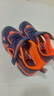 李寧熱品牌斷碼男童涼鞋夏季2026新款兒童鏤空運動(dòng)網(wǎng)鞋男孩網(wǎng)面透氣旋轉 深藍橘百搭款 37 曬單實(shí)拍圖