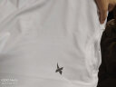 特步运动短袖T恤男夏季速干男装冰丝上衣 0325白色 M  实拍图