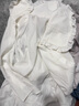 Jret設計感小眾娃娃領(lǐng)溫柔白襯衫女夏季新款減齡短袖衣服寬松法式上衣 白色優(yōu)質(zhì)版 M 曬單實(shí)拍圖