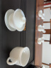 玉中泥 白玉瓷整套茶具套装日式羊脂玉陶瓷家用简约盖碗茶杯公道杯创意组合功夫茶礼盒装 标准配置（1个盖碗6个杯 一套茶漏）热卖型 实拍图