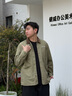 gxg.jeans男裝 卡其色燈芯絨拼接巴恩風(fēng)牛仔夾克外套 25春新品 卡其色 2XL (185) 曬單實(shí)拍圖