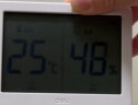 得力(deli)室内温湿度表 LCD\电子温湿度计老人六一儿童节生日礼物带闹钟功能 婴儿房室内温湿度表 办公用品 白色LE501-WH 实拍图