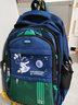 巴布兔（BABUTU）書(shū)包小學(xué)生男孩一二三到五六年級輕便透氣減負大容量太空人雙肩包 墨綠色+太空人掛件 大號適合3-6年級使用 曬單實(shí)拍圖