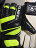 KELME/卡爾美足球守門員手套成人職業(yè)防滑緩沖門將手套裝備兒童 黑/熒光綠（比賽級(jí)帶護(hù)指） 7 曬單實(shí)拍圖