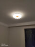 雷士（NVC）简约奶油原木法式泡芙灯罩客厅智能舒适光100W吊灯WHDD100F/G-05 实拍图