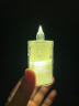 以典蜡烛灯浪漫结婚礼装饰用品创意生日布置惊喜求爱表白led电子蜡烛 3.6*.8CM(AG10)大号一个 暖白光 实拍图