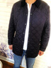 Barbour英國barbour liddesdale 經(jīng)典菱格棉服內膽絎縫棉衣 海軍藍 XL 42 曬單實(shí)拍圖