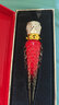 Christian Louboutin克里斯提CL蘿卜丁唇釉女王權(quán)杖口紅送女友 004F 亮紅色 曬單實(shí)拍圖