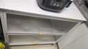 帥仕（shuaishi）廚房置物架落地餐邊收納柜櫥柜微波爐烤箱鍋具儲物架碗柜用具大全 白3層80長【巖板翻蓋】固定層高 曬單實拍圖
