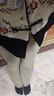 UKMR美式黃泥染微喇牛仔褲女高腰顯瘦小個(gè)子拖地喇叭褲子加絨 6642黃泥色 S 建議【80-95斤】 曬單實(shí)拍圖